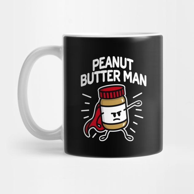 Peanut butter man (place on dark background) by LaundryFactory